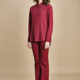 camicia da uomo in seta JOE  JF009423 0518 RUBY joseph 