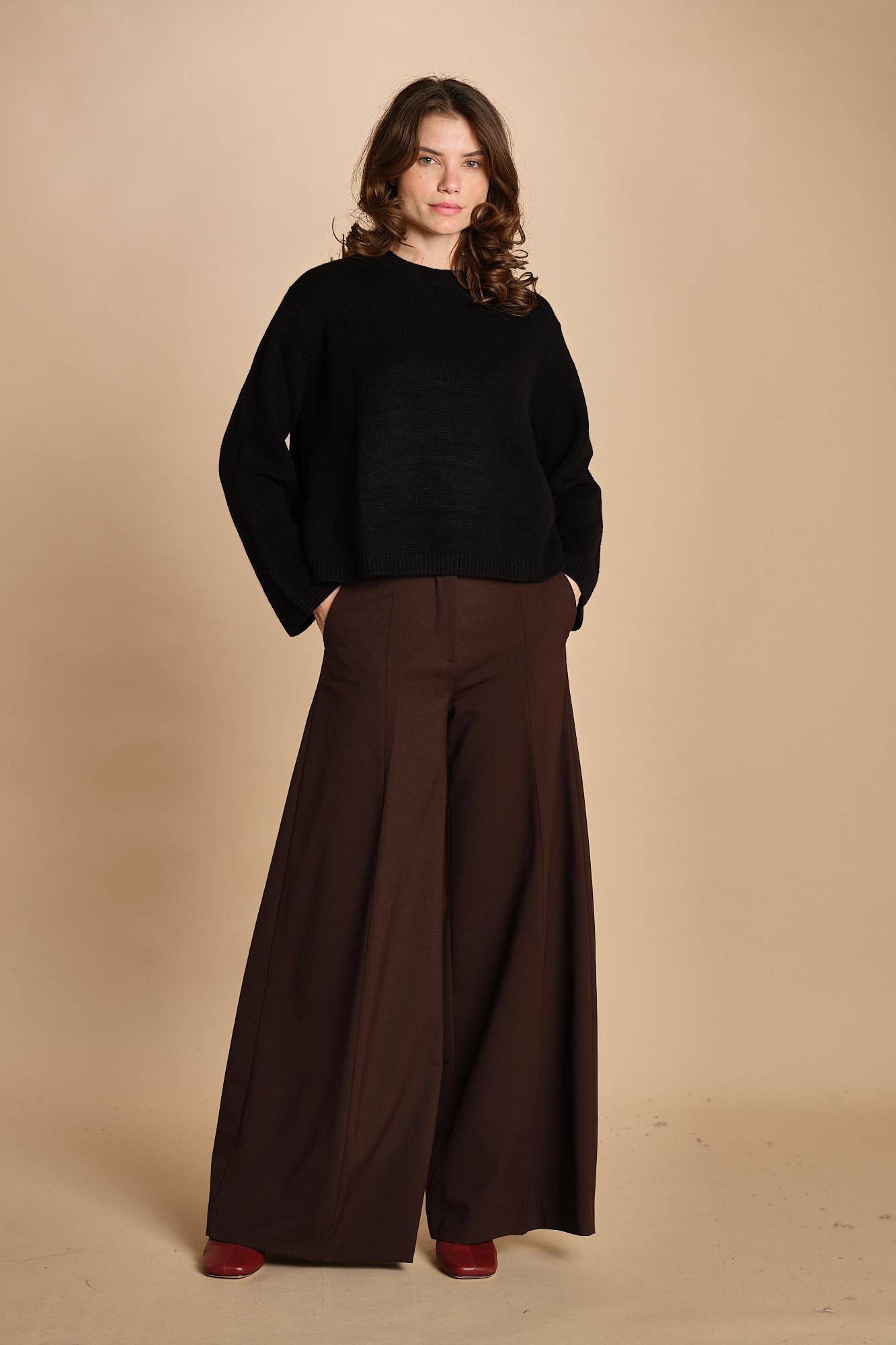 girocollo rasato MIL13BIS z3613s NERO milaura 