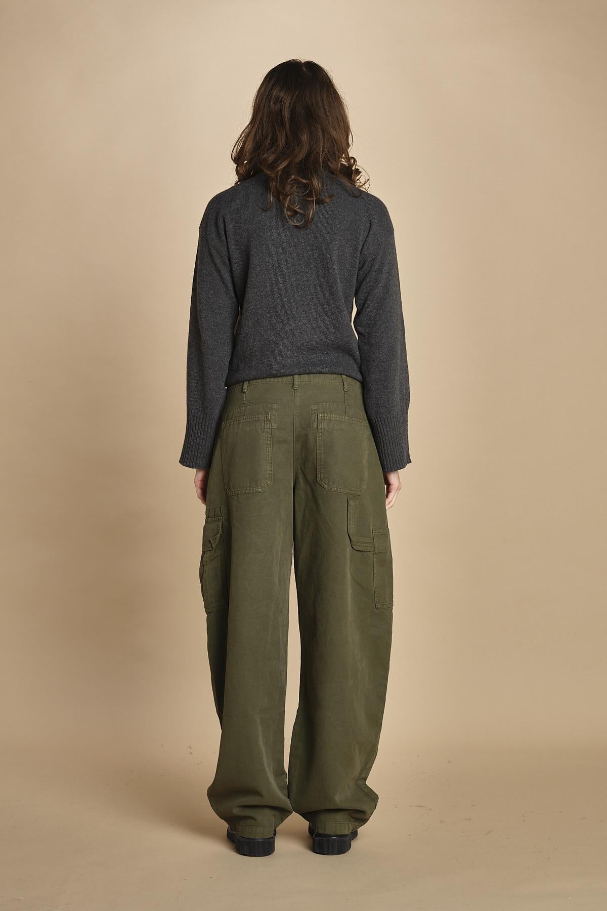 pantaloni cargo PIAZZA OLIVE bellerose 