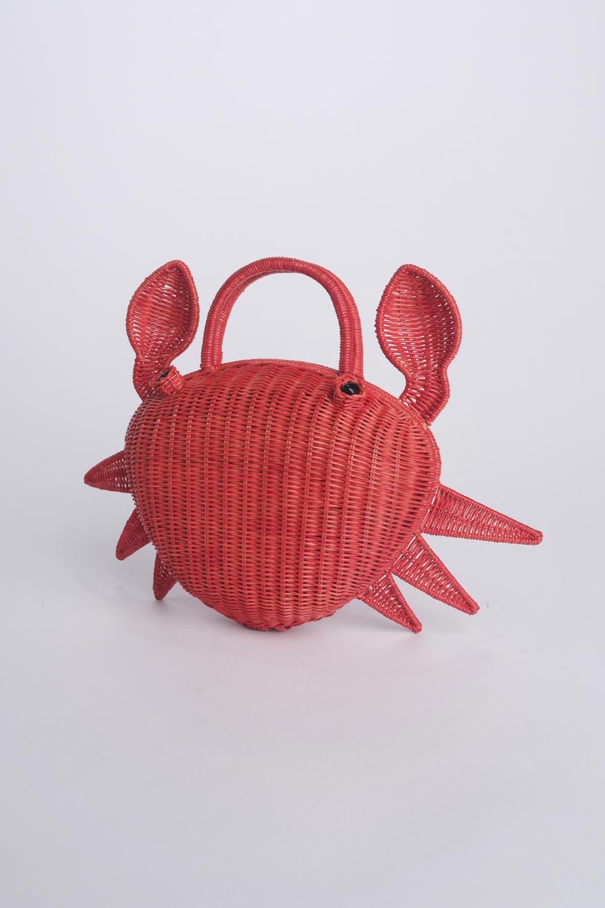 Borsa granchio 12789 JHON CRAB RED serpui 