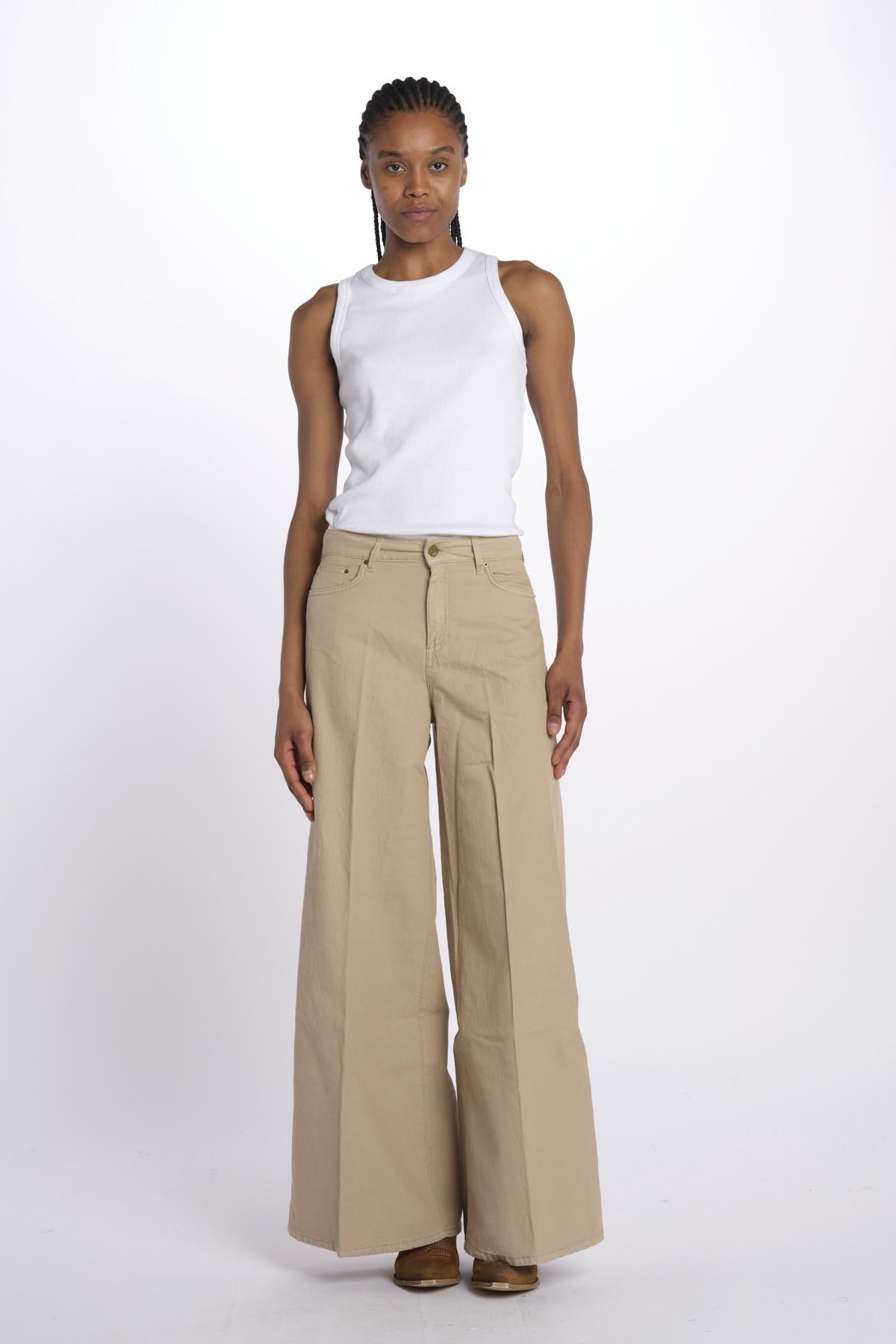 Pantalone SERENA misto lino 4 tasche SERENA TMLS06 084 ps don't forget me 