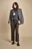 pantalone stretto con elastico