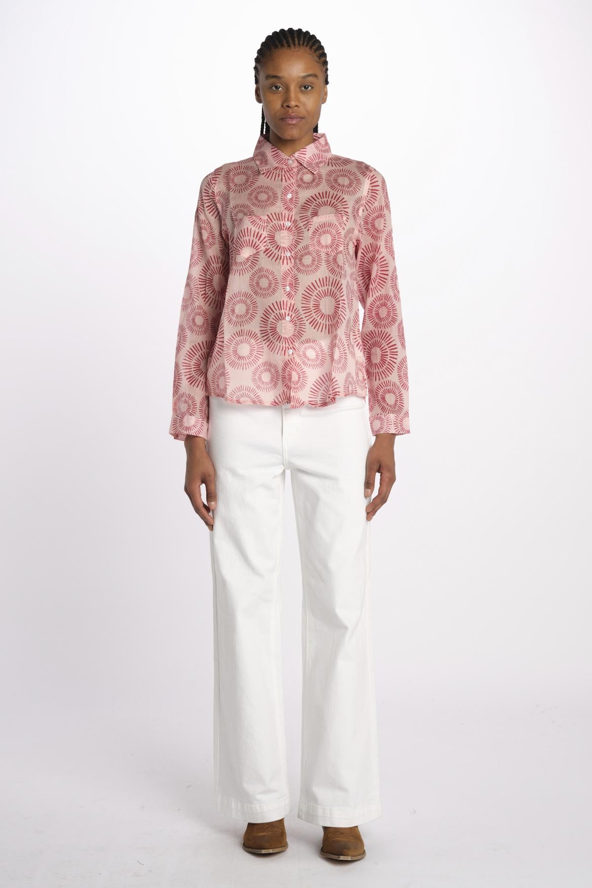 Camicia FLEUR SX7522 526J terre rouge 