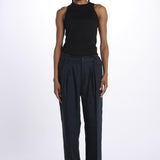 Pantalone CRISTAL pinces CRISTAL NAVY true avenue 