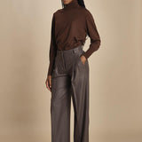 MAFALDA pantalone con pinces in flanella MAFALDA T 357194 73 quelledue 