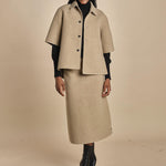 gonna in panno SUTTON CARDBOARD sofie d'hoore 