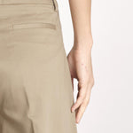 pantalone a vita bassa in gabardina DEVA T3118 T0176 COGNAC T0031 the latest 