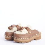  JDPF23FO10036936LAOFERCLOGS6 TAN LEATHER jejia 