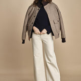 denim over FLEURE WF GREIGE fam 