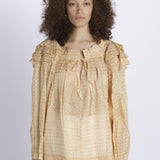 Camicia over pois P24T0350TO NUDE anaak 