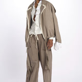 Camicia seta con rouches BRIDGET SHIRT HABOTAI jejia 