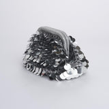 Clutch OIA piccola con paillettes OIA BAG SILVER boheme couture 