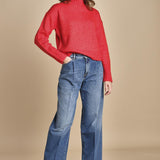 MYAC maglia collo alto in shetland BEMT512 LIPSTICK hartford 