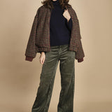 pantalone in velluto PARTHE52 SAGE bellerose 