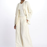 Pantalone pinces con elastico 7204 21618 120 pomandère 
