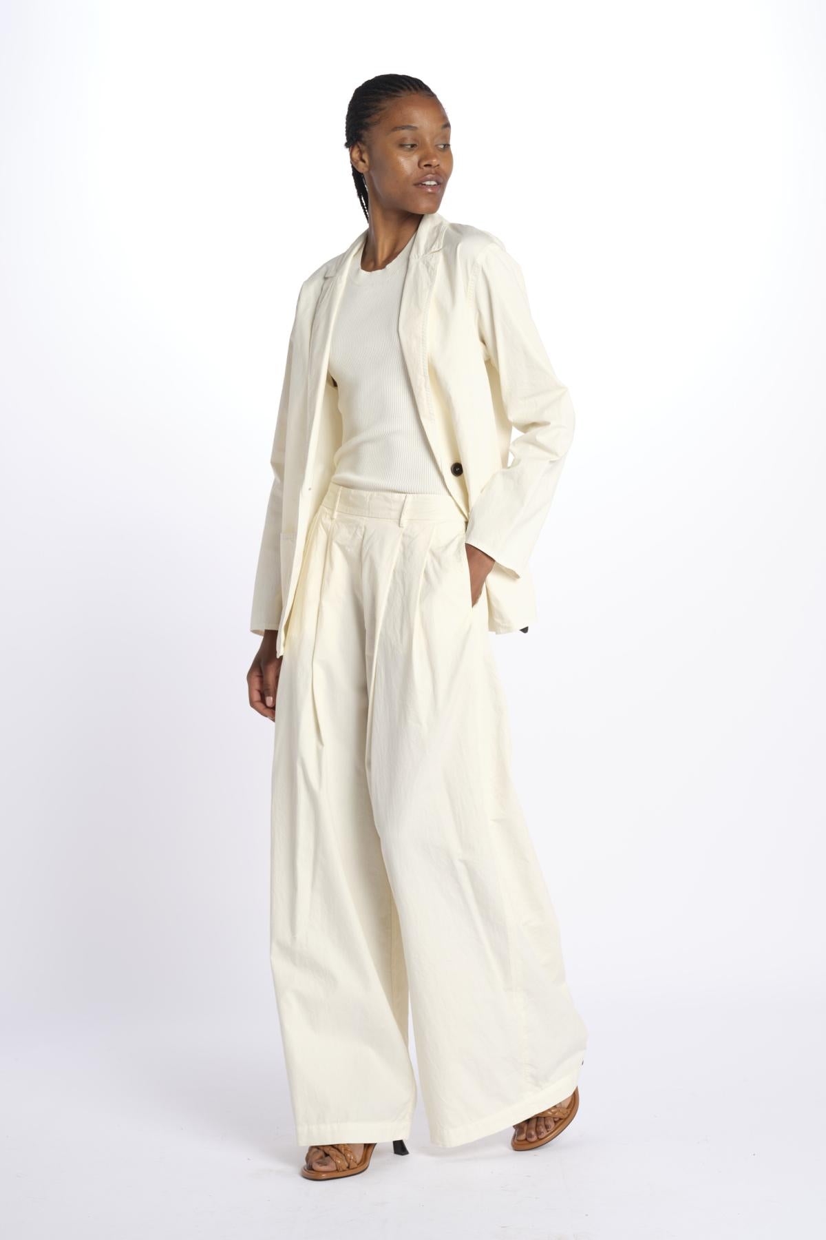 Pantalone pinces con elastico 7204 21618 120 pomandère 