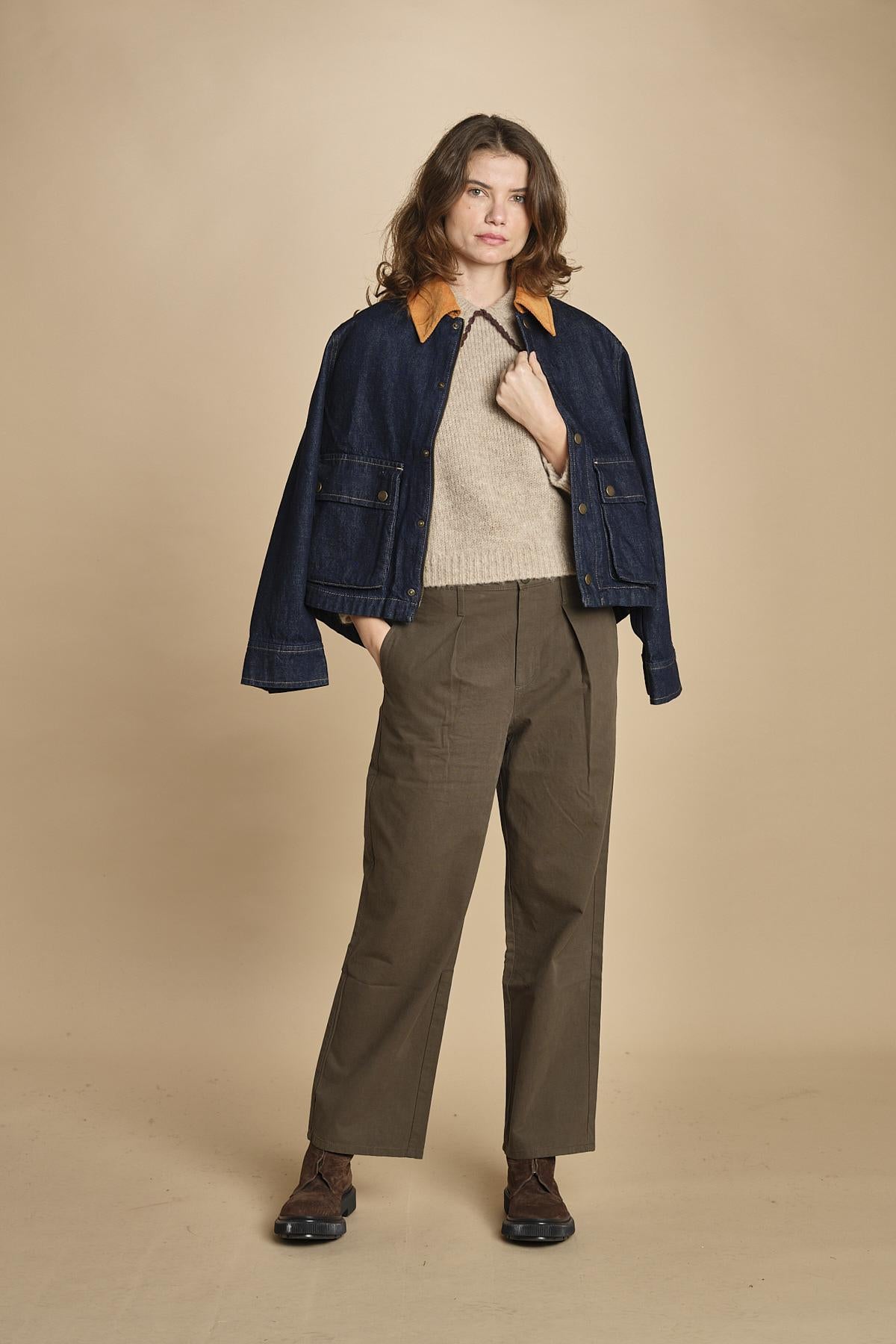 maglia con colletto. S483753 OAT the GREAT 