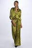 2-pleat satin trousers