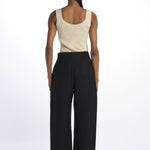 Pantalone lungo con zip PRAVIN1572 DARKESTNAVY studio nicholson 