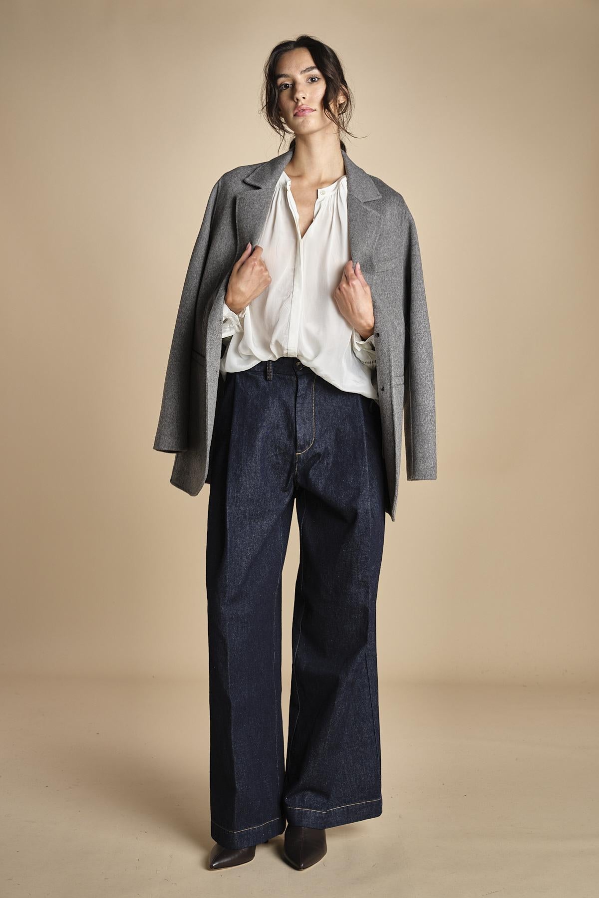 camicie con rouches su maniche PAIRIE TOP VANILLA scarlett poppies 