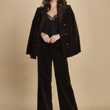 top con spalline sottili. WWCR01313 BLACK zadig & voltaire 