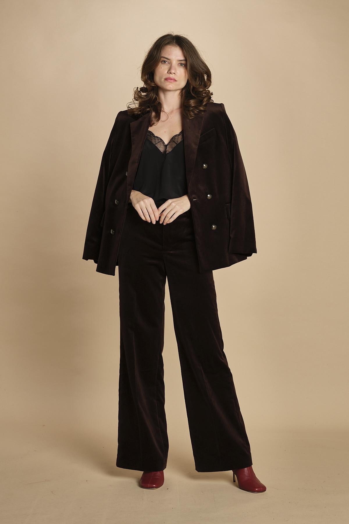 top con spalline sottili. WWCR01313 BLACK zadig & voltaire 