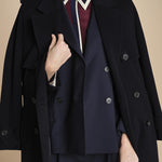 camicia con collo e polsi a contrasto CR_3069T BURGUNDY bodice 