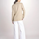giacca guru a righe P29D0BALIW naturale massimo alba 