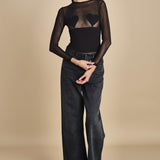 body manica lunga con cuori BED OF ROSES BLACK undress code 