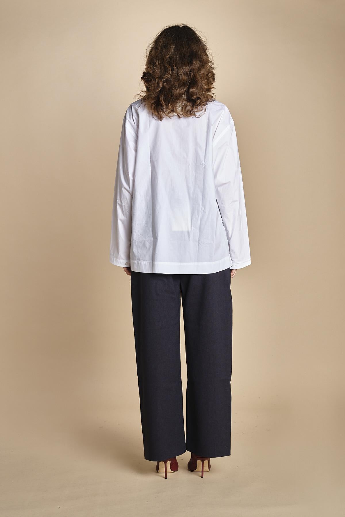 camicia con collo guru KARST SNM OPTIC WHITE studio nicholson 