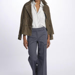 Pantalone MELODIA cropped risvolto MELODIA65254 70 quelledue 