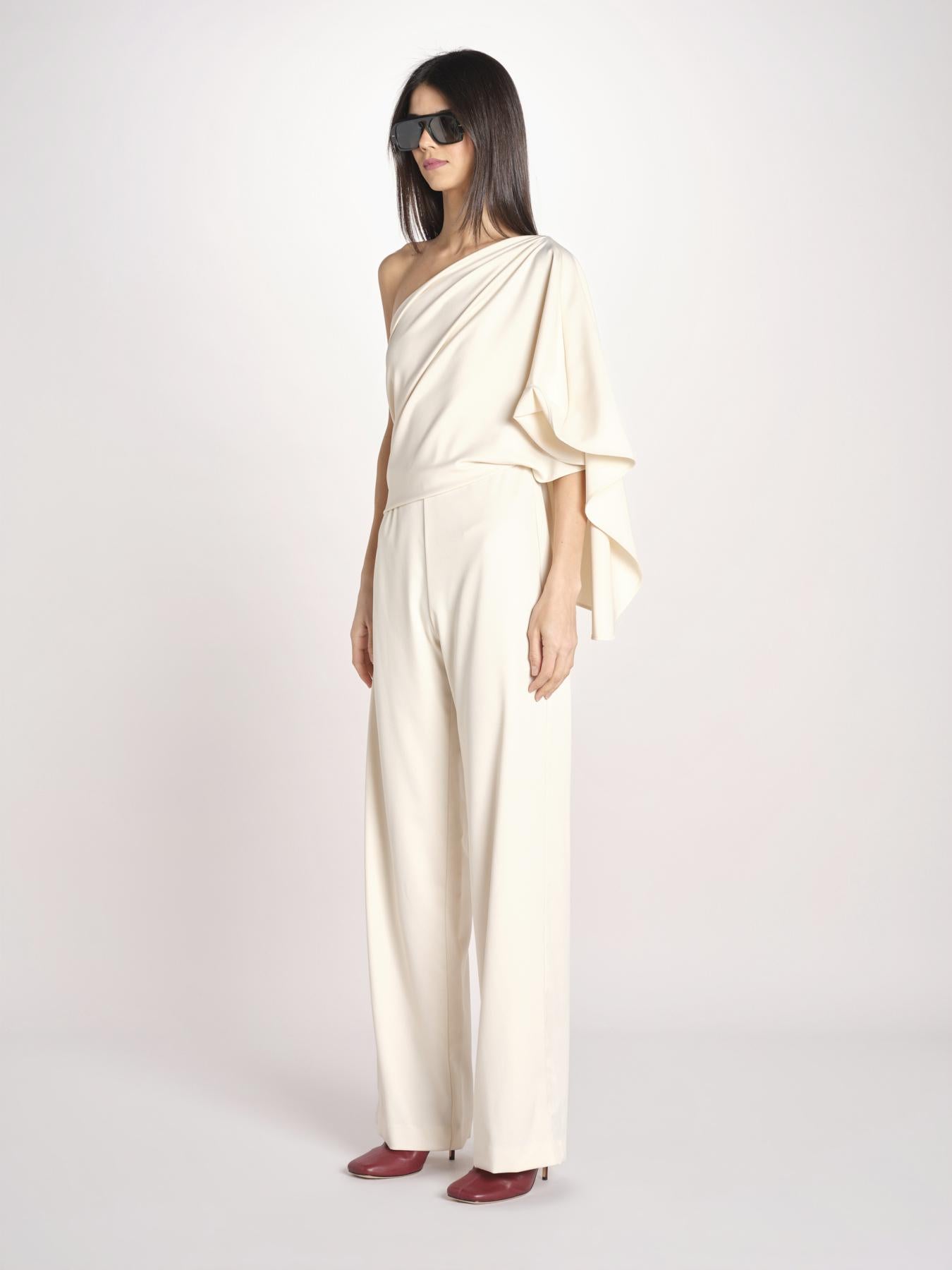 tuta asimmetrica RIO S26-142 004 IVORY oscar 