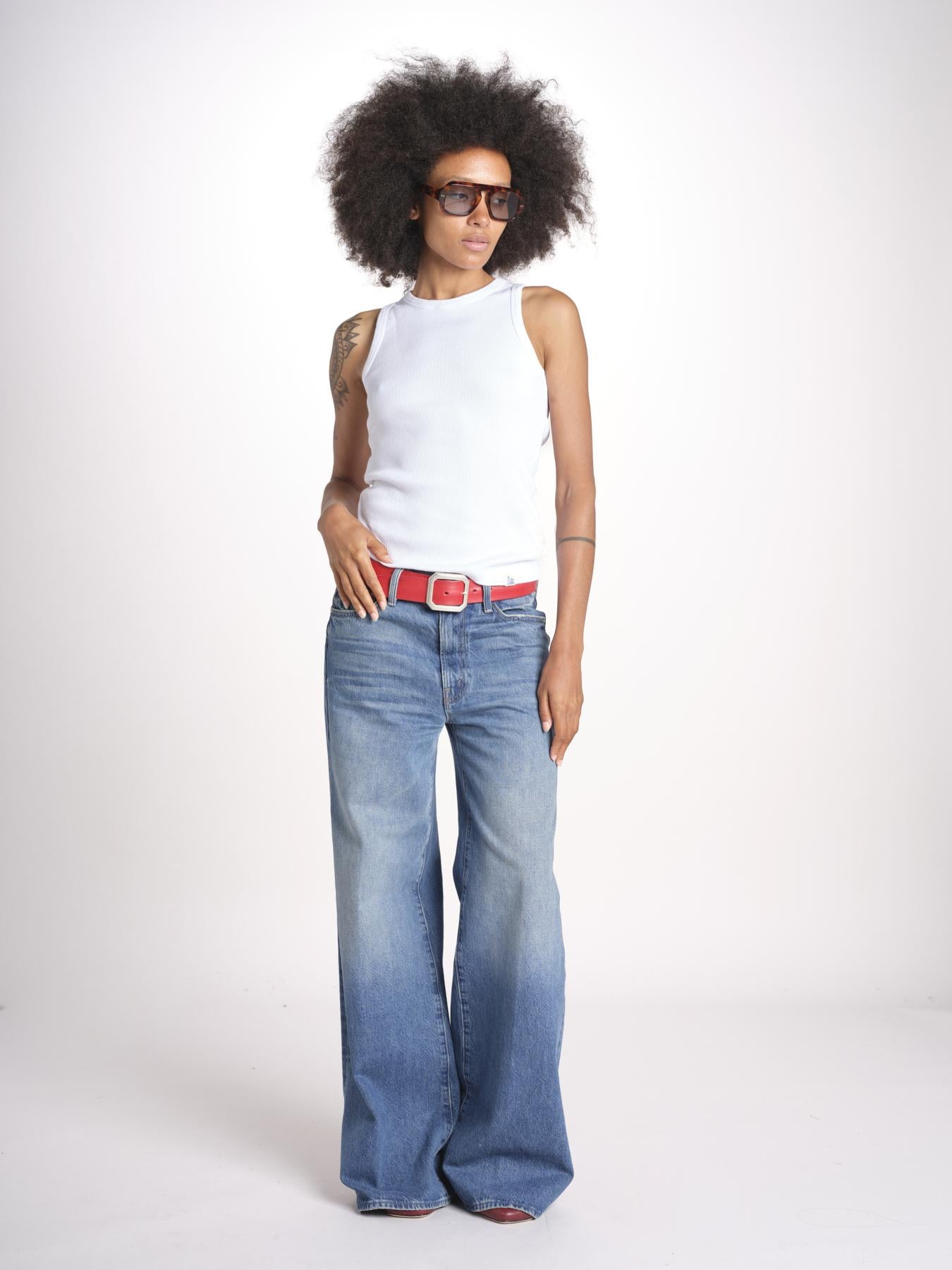 canottiera americana a costine WRIB TANK01 01 WHITE merz b 