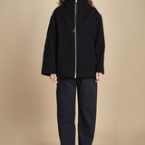 giaccone con zip e cappuccio ETNA 1673 DARK NAVY studio nicholson 
