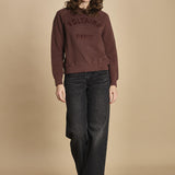 felpa girocollo. JWSS01674 BURGUNDY 540 zadig & voltaire 