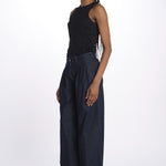Pantaloni con pences KATHERINE PANT BLUEDENIM jejia 