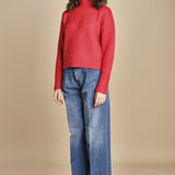MYAC maglia collo alto in shetland BEMT512 LIPSTICK hartford 