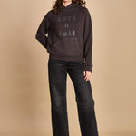 felpa con cappuccio. JWSS01607 CARBONE 021 zadig & voltaire 