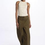 DUBLIN pantalone cotone con cucitura PAN1619DUBLIN KAK0125S soeur 