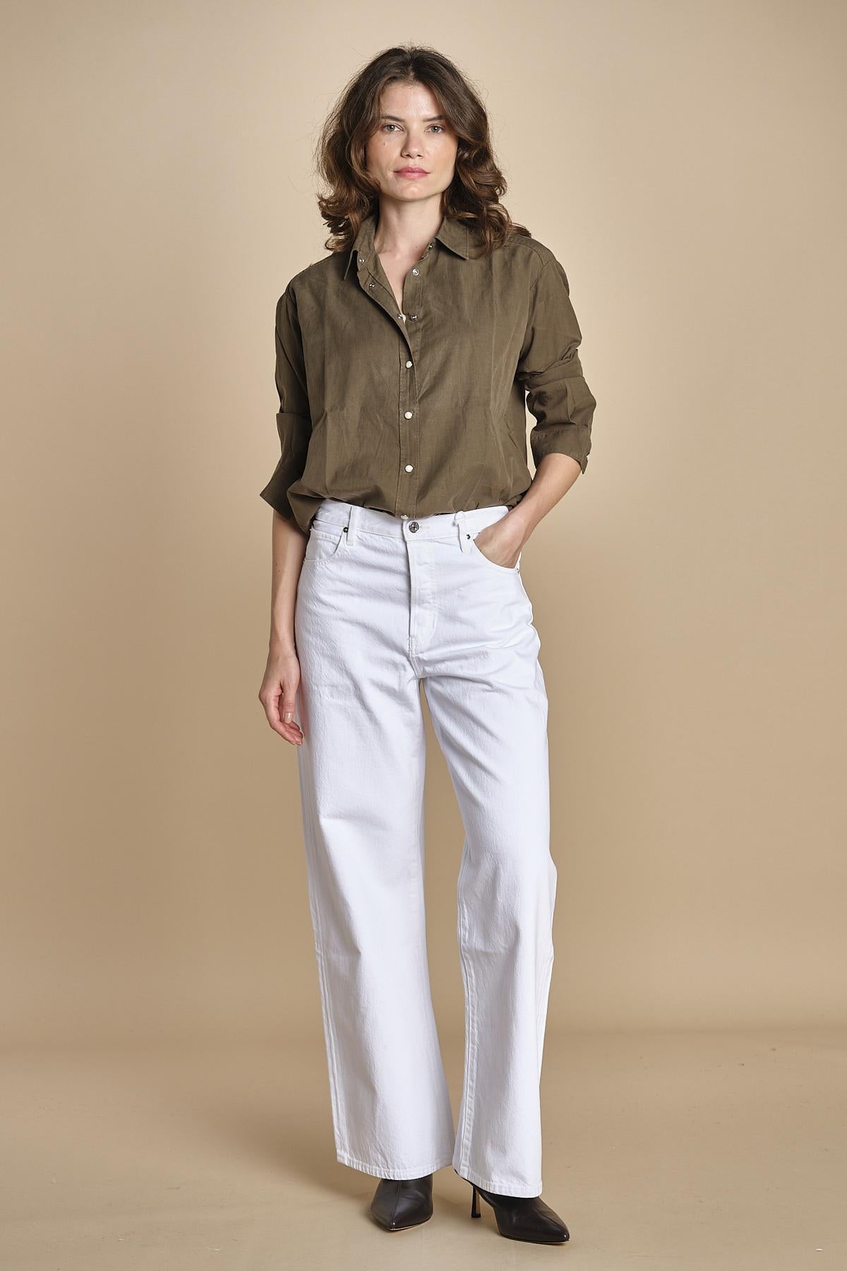 CINEMA camicia con automatici BECH605 ARMY hartford 