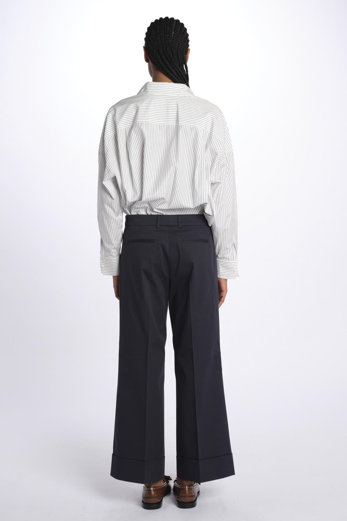Pantalone MELODIA cropped risvolto MELODIA65254 15 quelledue 