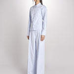 camicia uomo in popeline G012-0187-6311 CELESTE n21 