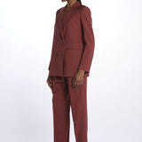 Blazer DENA doppio petto over lana seta DENA 33096786 48 quelledue 
