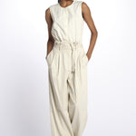 Tuta con camicia 142406 BEIGE lvir 