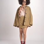 minigonna in camoscio JUP0883INNO SABLE ECR4126S soeur 