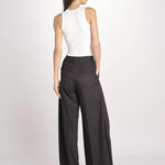 pantalone over con pinces BILLIE 3111 T0162 BLACK T0002 the latest 