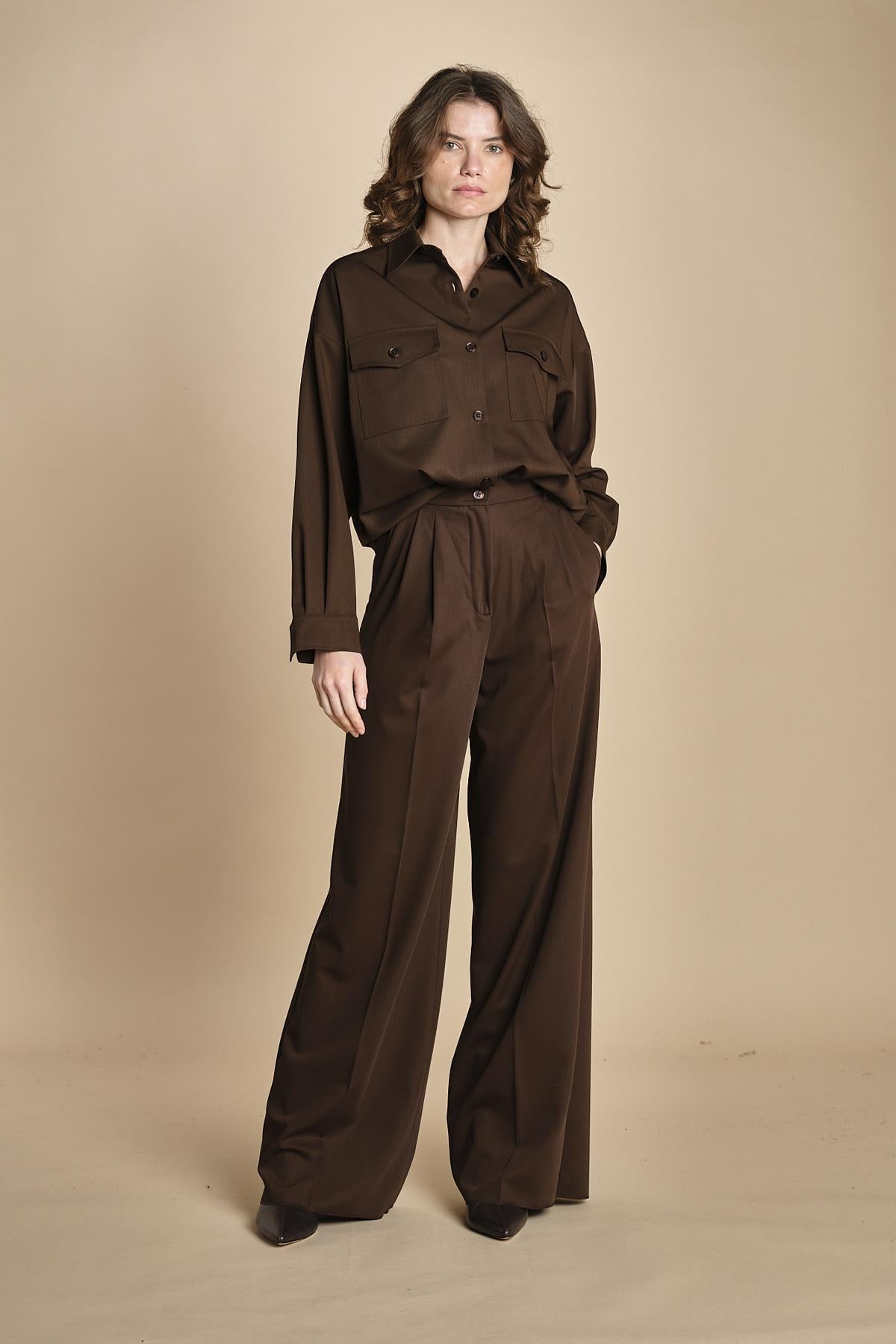 camicia con tasche applicate FIRMINA 2525196016600 004 weekend maxmara 