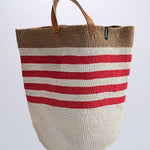 30633S cesta xl a righe 30633S BIANCO ROSSO mifuko 