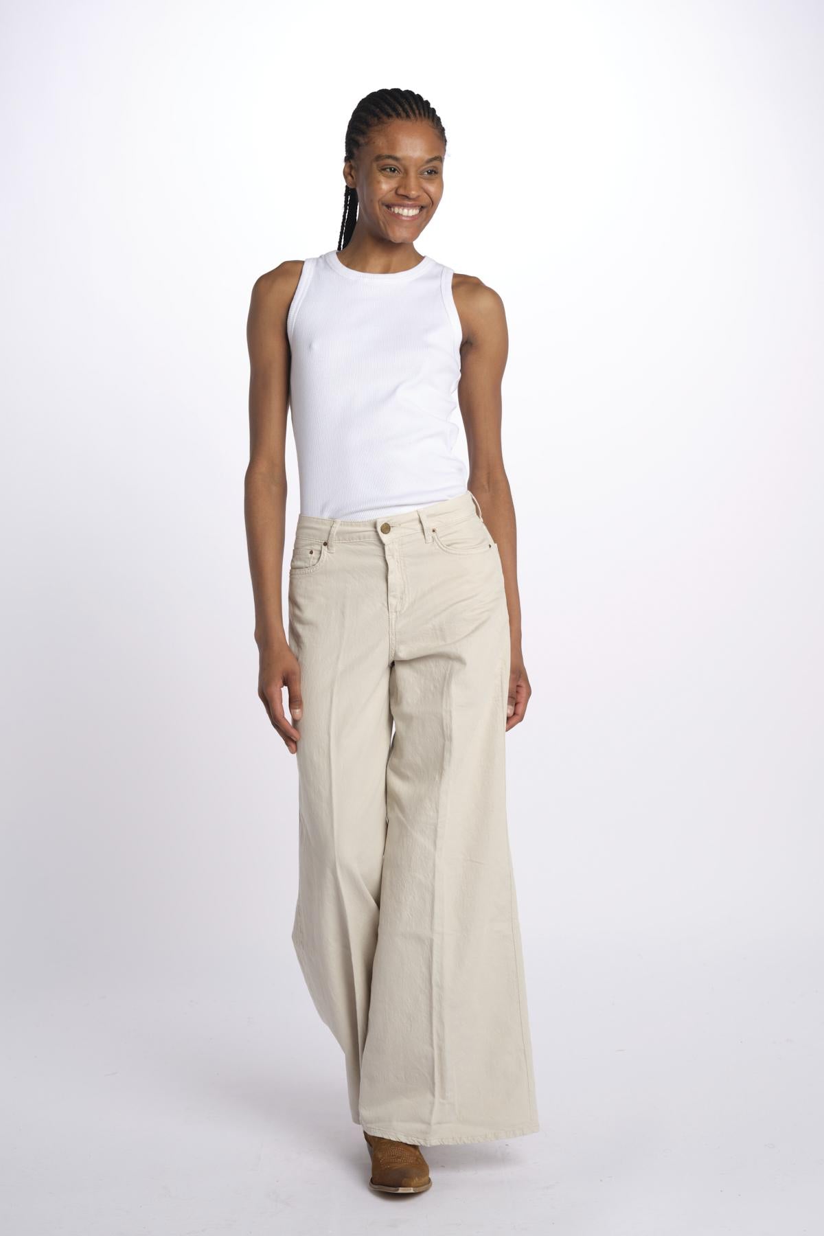 Pantalone SERENA misto lino 4 tasche SERENA TMLS06 182 ps don't forget me 