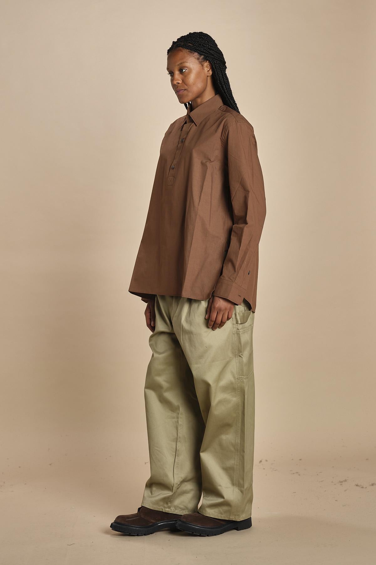 polo camicia BEUYS CHESTNUT sofie d'hoore 